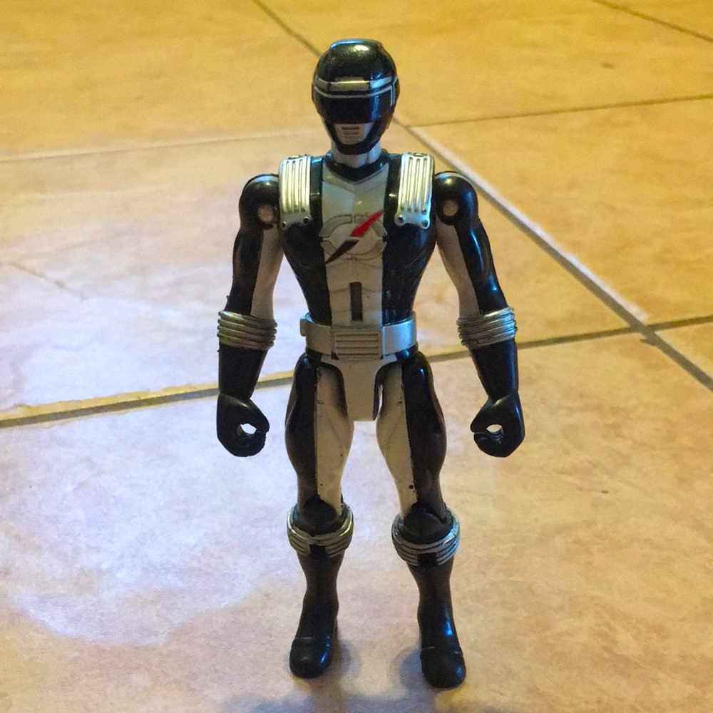 2006 Power Rangers Overdrive Black Figure